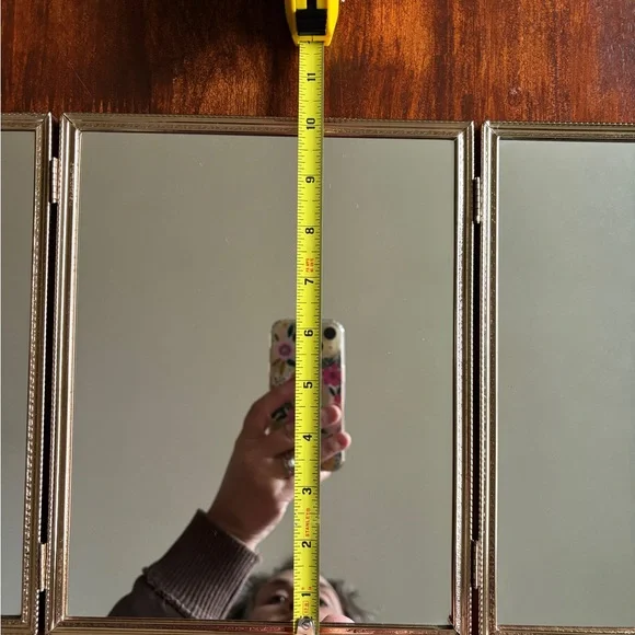 Vintage Wall Vanity Mirrors Gold Framed Decor Eclectic Mid Century - Picture 8 of 13